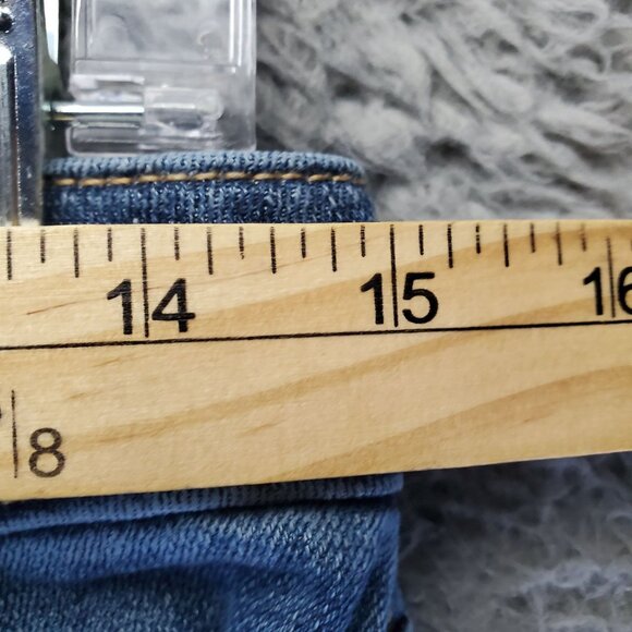 Maurices Jeans Womens Size 6 Blue Distressed Skinny Stretch Denim - Picture 5 of 12